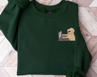 Felpa con cappuccio Life is Golden: girocollo retrò con scritta "Golden Retriever Mom"