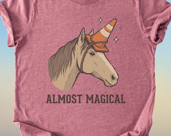 Funny Horse Shirt, Funny Equestrian, Unicorn Humor Tee, Horse Lover Gift, Horse Themed Gifts, Horse Owner Tshirt