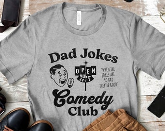 Funny Fathers Day Gift, Dad Jokes Comedy Club Tee, Funny Dad Shirt, Eye Roll, Funny Shirt For Dad, Dad Jokes T-shirt, Father&#39;s Day T shirt