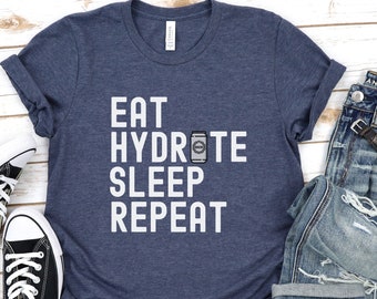 Eat Hydrate Sleep Repeat Shirt, Beer Shirt, Funny Beer T-Shirt, Alcohol Tee, Gift for Him, Gift for Husband, Sarcastic Tee, Drink Beer Shirt