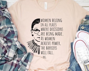 Women's Rights Shirt, RBG Tshirt, Ruth Bader Ginsburg RIP, Supreme Court Vote, Ruth Bader Ginsburg Shirt, Notorious RBG, Equal Rights Shirt