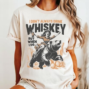 Camiseta divertida de whisky, camiseta con colores cómodos, camiseta vintage de whisky, regalo de whisky, regalo de bourbon para ella, alcohol sarcástico, camisetas retro de whisky