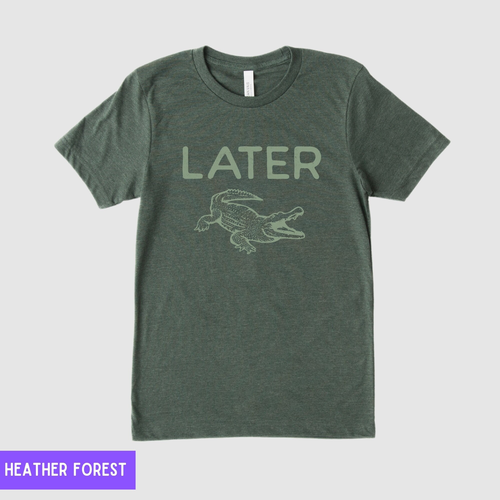 Later Gator Shirt, See Ya Later Tee, Rude T-shirt, Sarcastic T Shirt, Funny Mens Shirt, Pun Shirts, Alligator Shirts, Crocodile Shirts