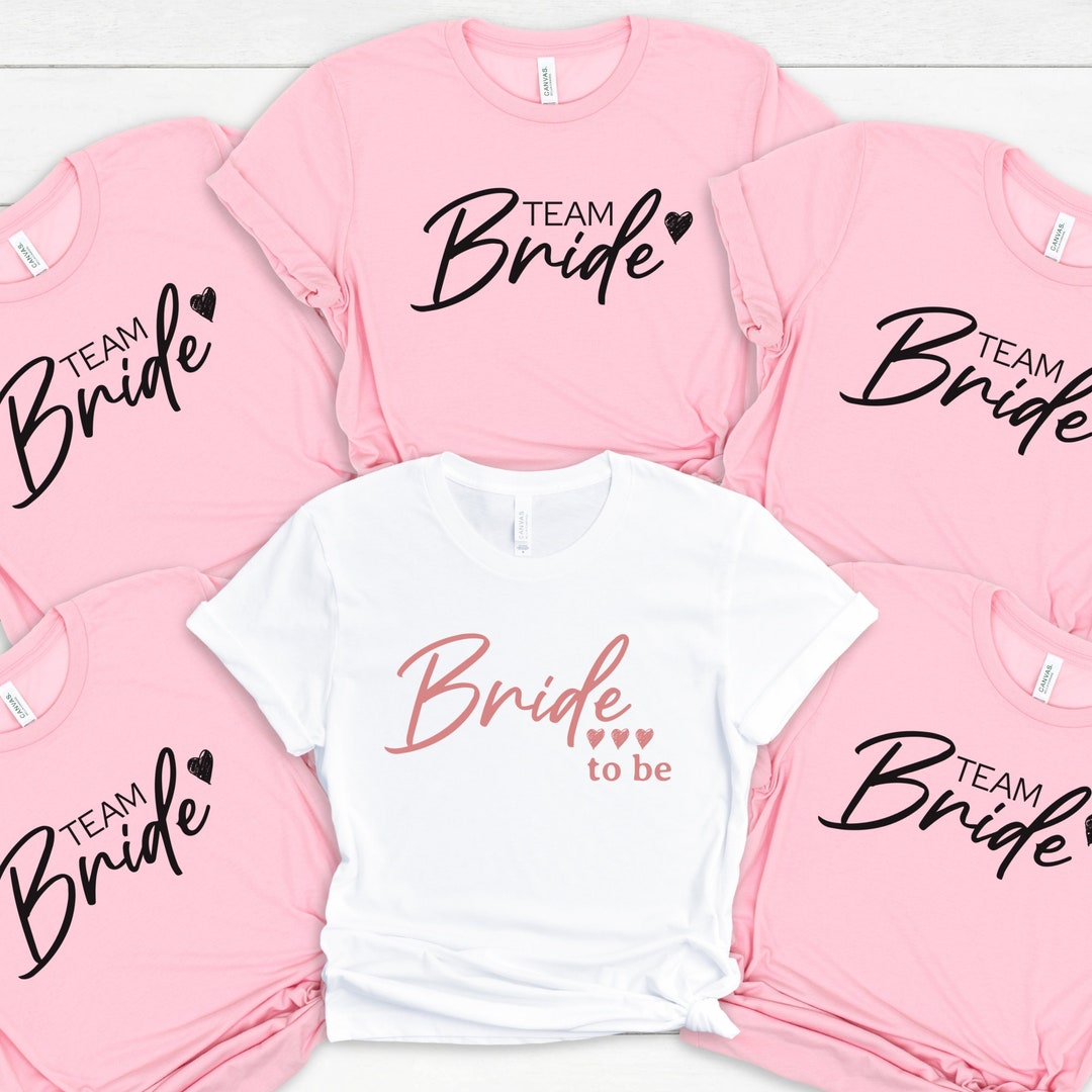 Team Bride Shirts, Bachelorette Party Shirts, Bridesmaid Shirts ...