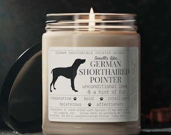 German Shorthaired Pointer Candle: Funny Dog Lover Gift