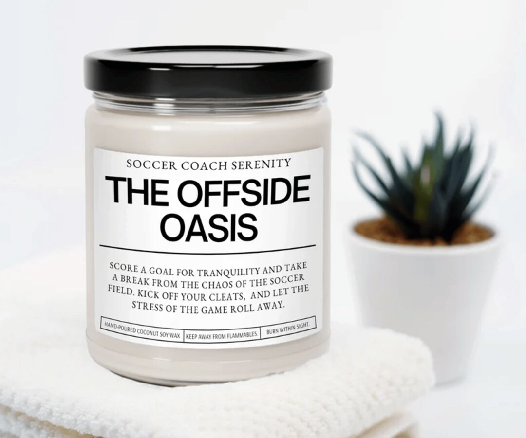 Soccer Coach Candle the Perfect Soccer Coach Gift Birthday Gifts, Coach