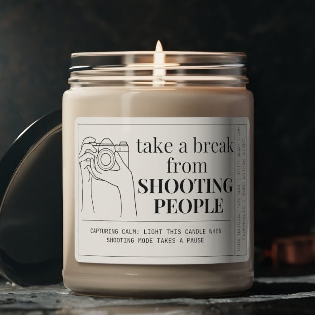 Photographer Candle (Need a Break from Editing)