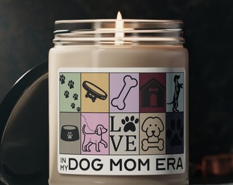 In My Dog Mom Era - Dog Mom Candle | Gift for Dog Mom, Dog Mom Gift for Her, Dog Mama Candle