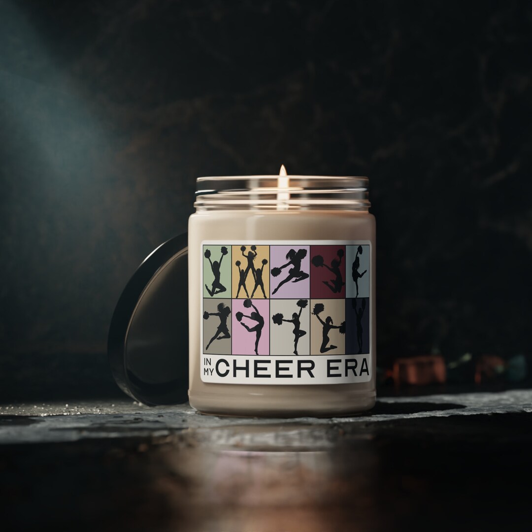 In My Cheer Era - Cheer Candle | Cheer Coach Gift, Cheerleading Gift ...