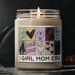 In My Girl Mom Era -  Girl Mom Candle | New Mom Gift, First Time Mom Gift, Baby Shower Gift, Expecting Mom Gifts