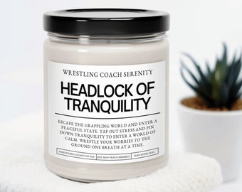 Wrestling Coach Candle - The Perfect Wrestling Coach Coach Gift | Birthday Gifts, Coach Appreciation, Coach Thank You Gift Ideas