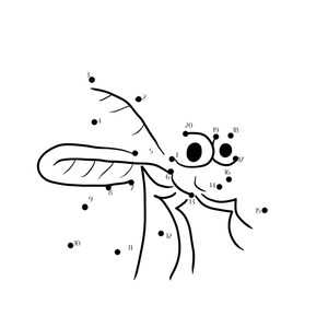 A4 Worksheet Insects|connect the Numbers|insects Worksheet|preschool ...