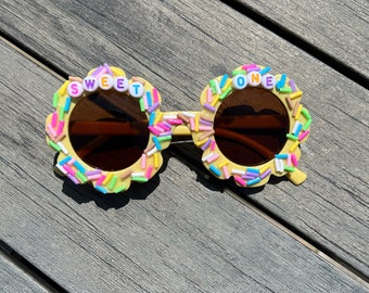 1st Birthday Sunglasses, Custom Sprinkle Toddler Sunglasses