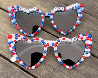 250th American Birthday Idependence celebration accessories for cookout, 4th of July Sunnies