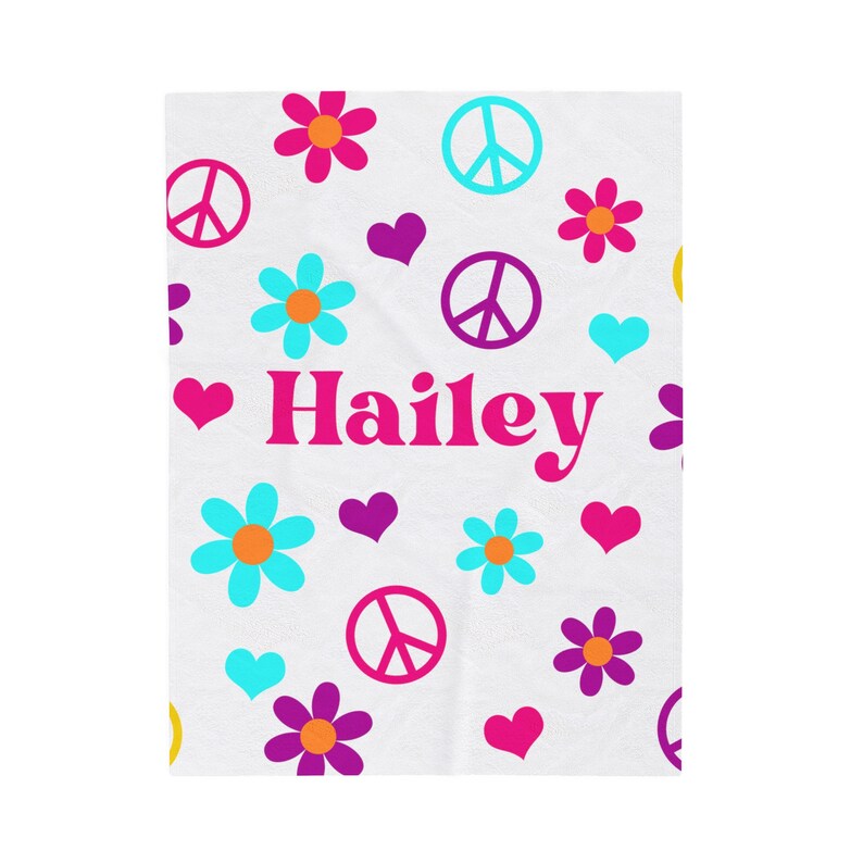 Custom Girl Blanket Customs Kids Blanket Baby Blanket Etsy