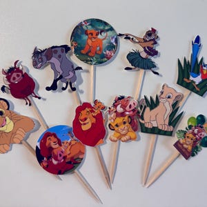 Lion King cupcake topper