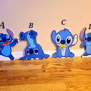 stitch Monster standee/ monster Standing prop/ custom character cutout/movie characters/ character cutouts /birthday decorations/  standees