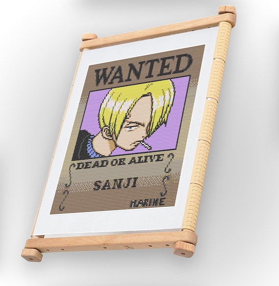 One Piece/ Sanji Cross Stitch Pattern - PDF - Etsy