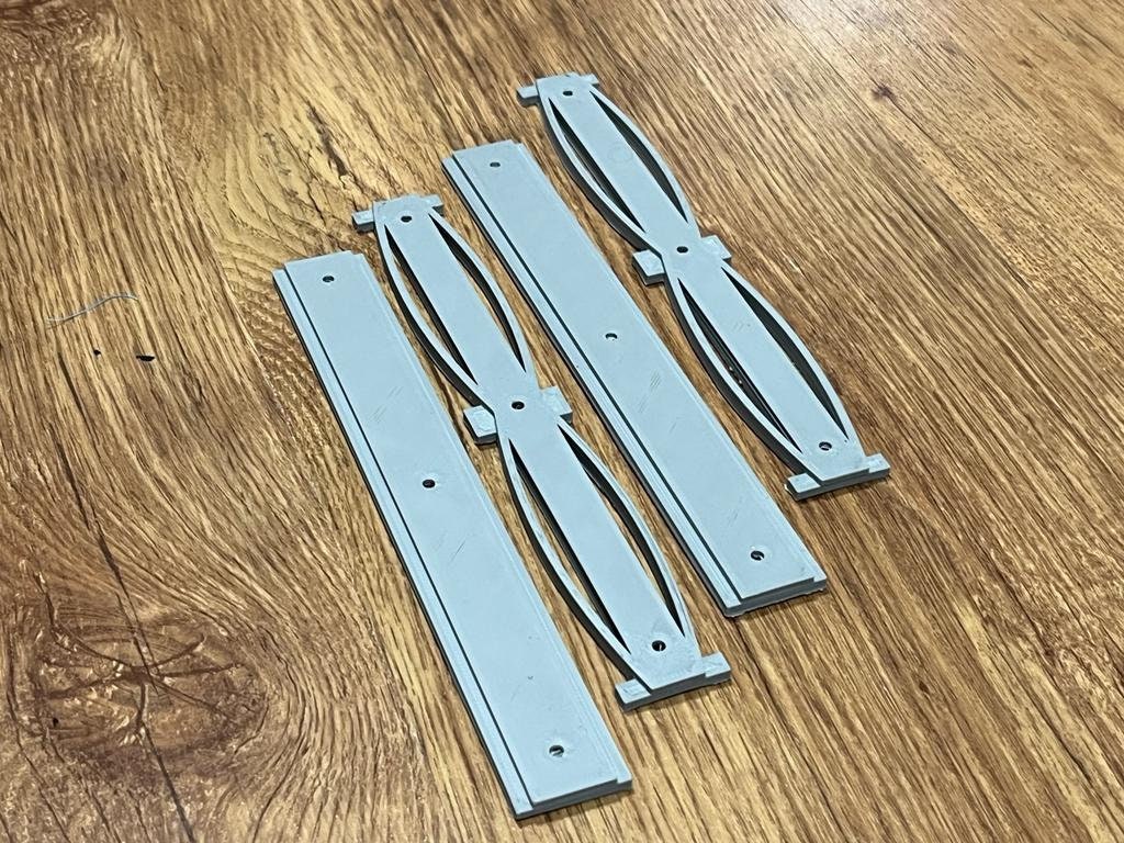 Glissières De Rechange Pour Scie Circulaire De Table Bosch GTS - Rails De Guidage Précis, 240mm, Fabrication Allemande - 5