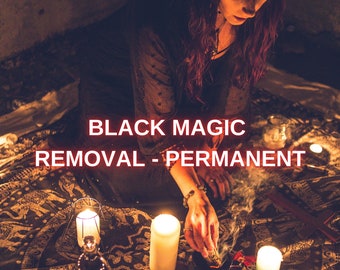 Black Magic Removal Permanent, Curse Removal, Hex Removal, Spell Removal, Same Day Cast, Black White Magic