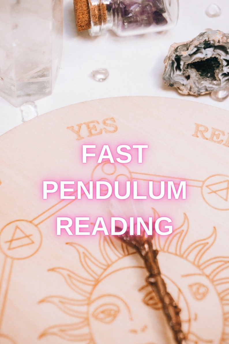 Same Hour Yes or No Question, Pendulum Reading, within 1 hour, Same Hour Psychic Reading, Love, Soulmate, Relationship zdjęcie 1