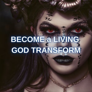 Become a Living God Transform, Transformation Spell, Intelligence spell, Super Power Spell Ritual, White & Black Magic, Same Day Cast