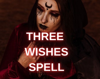 Strongest Three Wishes Spell, Same Day,  Make Three Wishes Come True, Black & White Magic