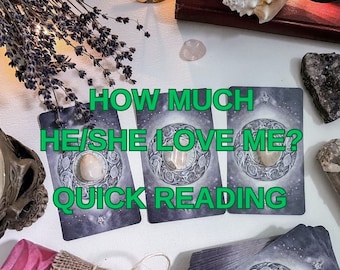 How Much He/She Love Me - Love Reading - Same Hour Reading - Pendulum Reading - Tarot Reading - Psychic Reading