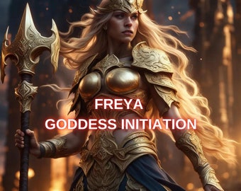 FREYA Initiation, FREYA Attunement, Connect To The Magic Powers of Freya, God Ritual, Deity Ritual, Magick, Occult Magic, Same Day Cast