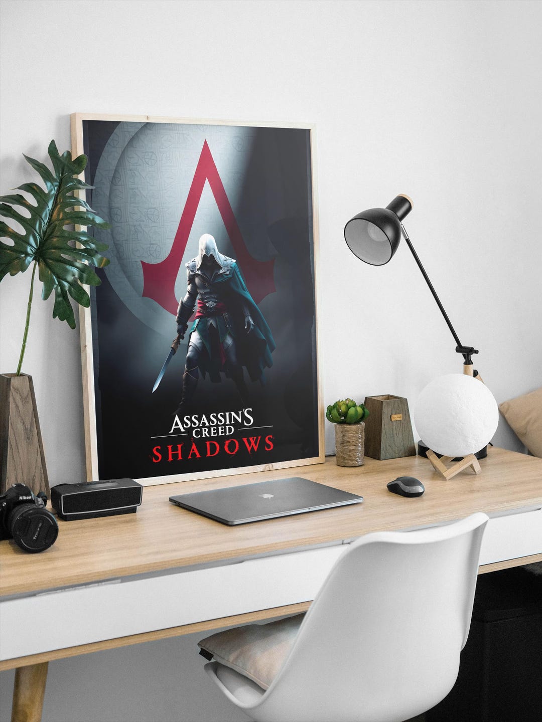 Ubisoft Collection Poster Ubisoft Assassin's Creed Shadows Art Assassin's Creed Figure Ezio ...