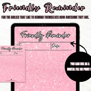 Friendly Reminder PDF