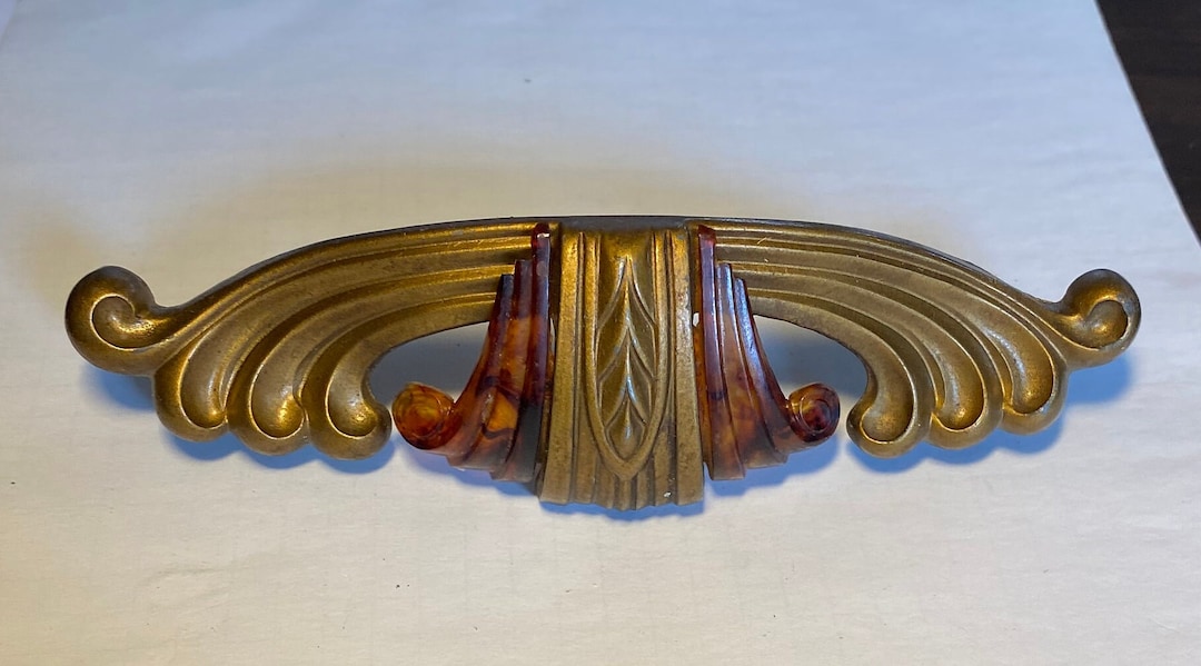 Vintage Waterfall Bakelite Drawer Pull Etsy