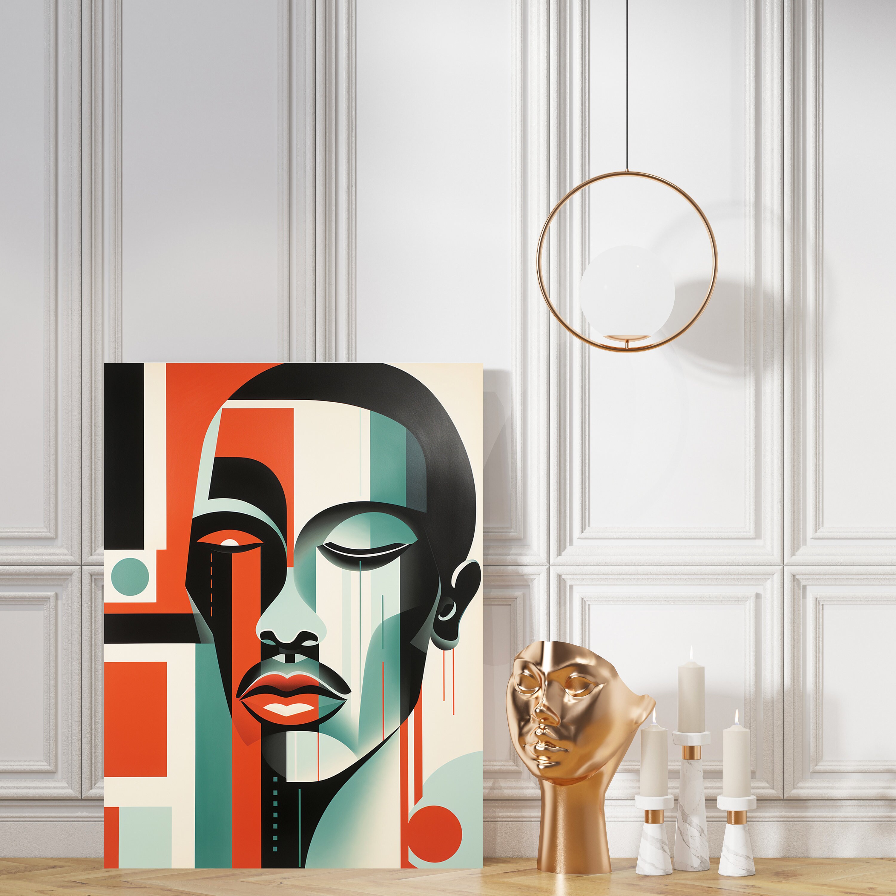 Cubist Style Art, Cubist Man, Avant-garde Digital Download, African ...