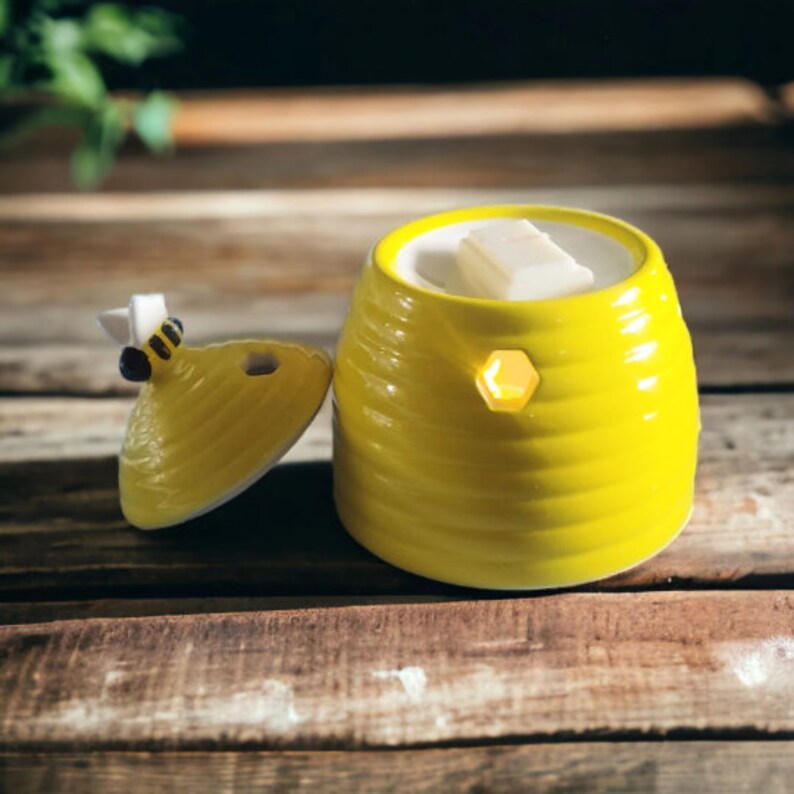 Yellow Beehive Tea Light Wax Melter Warmer Etsy