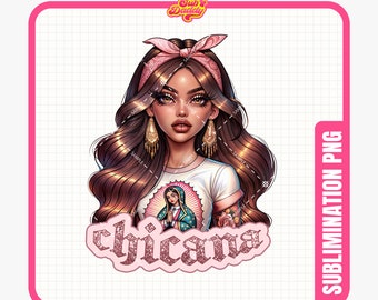 Chicana Clipart | TRANSPARENT PNG | Chicano Woman Png | Latina Woman Png | Chicana Clipart | Latina Girl Png | Latina Png | Chicana Png