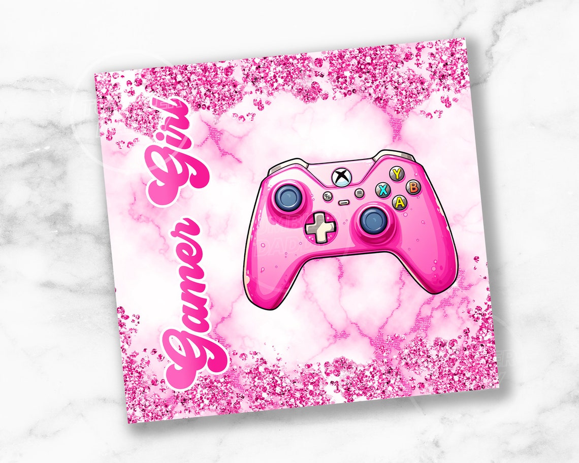 Gamer Tumbler Sublimation Designs Download Png | Gamer Girl Tumbler ...