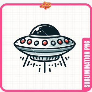 UFO png | Alien png | UFO Clipart | Außerirdisch | Digitaler Download | UFO png | Außerirdisches Gesicht