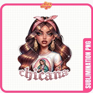 Chicana Clipart | TRANSPARENT PNG | Chicano Woman Png | Latina Woman Png | Chicana Clipart | Latina Girl Png | Latina Png | Chicana Png