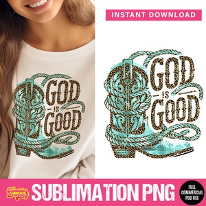 God Is Good All The Time Png Sublimation Design Download | God Is Good All The Time Svg | Faith Png | Bible Verse | Boho Christian Png