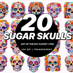 La Catrina Day of the dead PNG Clipart, Día de Los Muertos Clipart, Sugar Skull Clipart, Mexican Halloween bundle, Day of the Dead Clipart