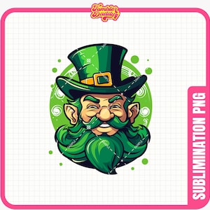 Shamrock PNG | St Patrick&#39;S Day Digital Clipart | Leprechaun Hat Svg | Leprechaun PNG | Digital Downloads