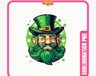 Shamrock PNG / St Patrick'S Day Digital Clipart / Leprechaun Hat Svg / Leprechaun PNG / Descargas digitales