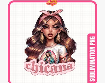 Chicana Clipart | TRANSPARENT PNG | Chicano Woman Png | Latina Woman Png | Chicana Clipart | Latina Girl Png | Latina Png | Chicana Png