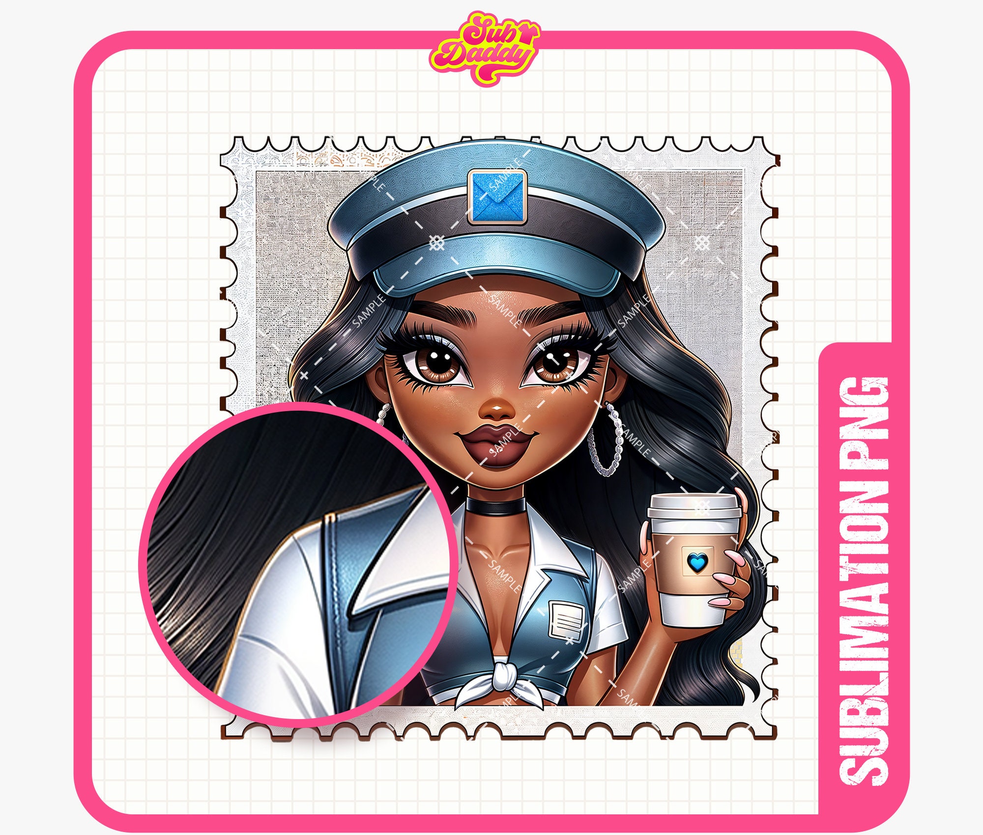 Postal Worker Sublimation Postal Life Design Sublimation PNG, Png Only ...