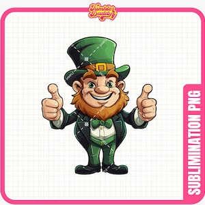 Shamrock PNG | St Patrick&#39;S Day Digital Clipart | Leprechaun Hat Svg | Leprechaun PNG | Digital Downloads