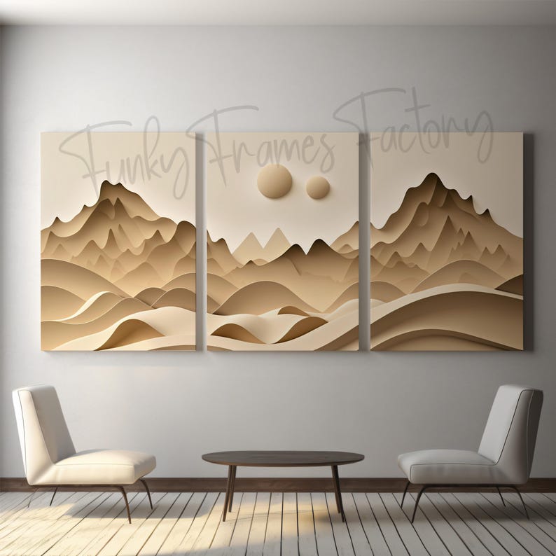 PSD Canvas Poster