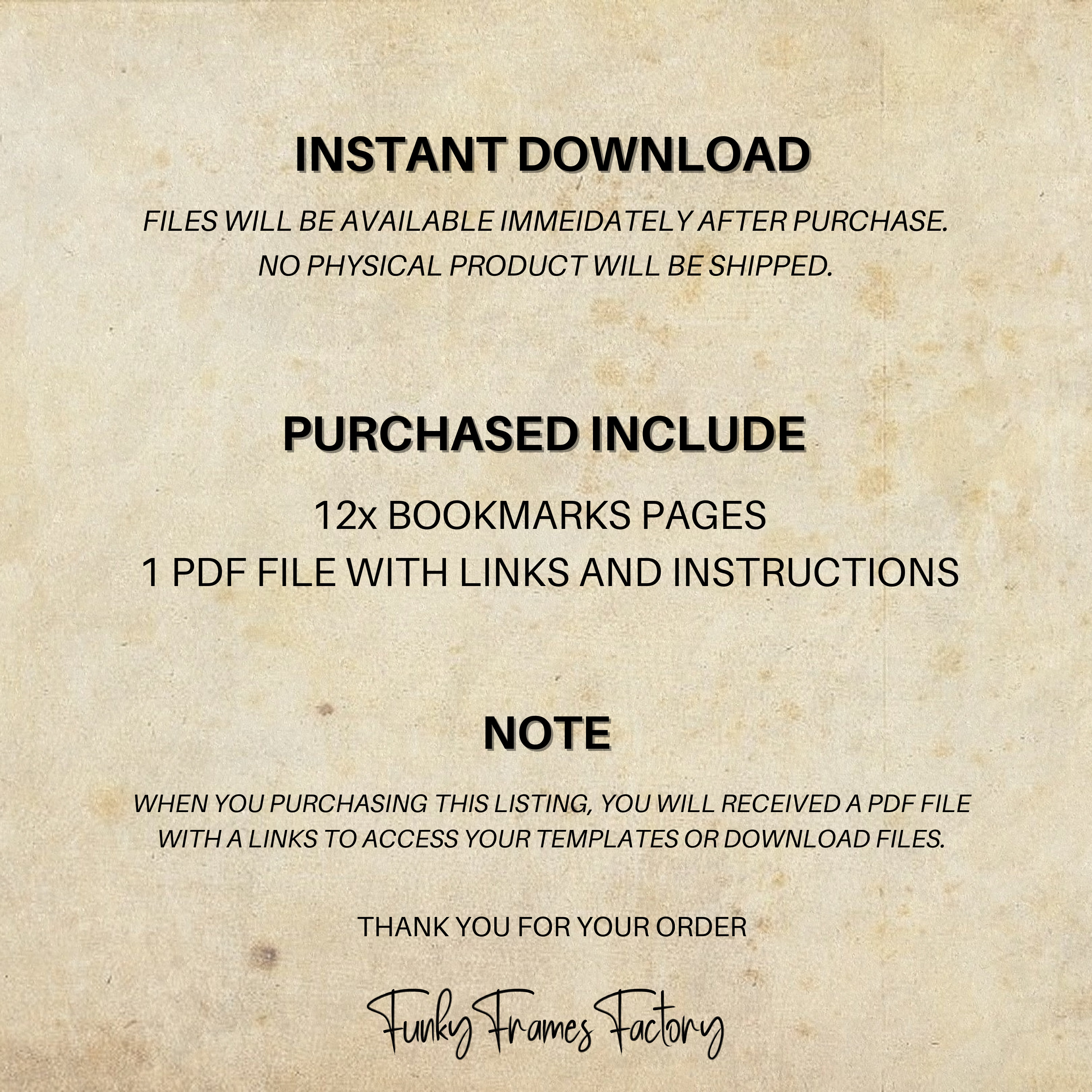Bookmark Template: Canva Editable Frames for Junk Journals (digital ...