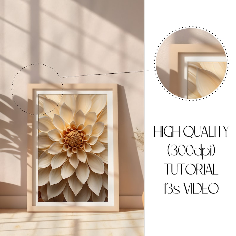 Video Frame Mockup Bundle: Wall Art Animation Template (PSD) - Etsy