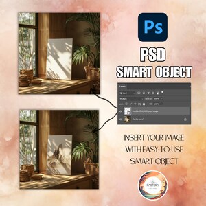 PSD Canvas Poster