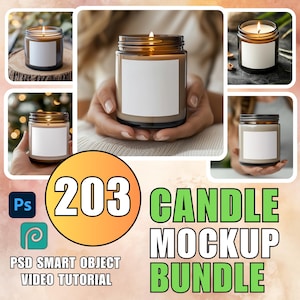 Candle Mockup Bundle